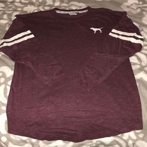 PINK sport style crew neck sweater